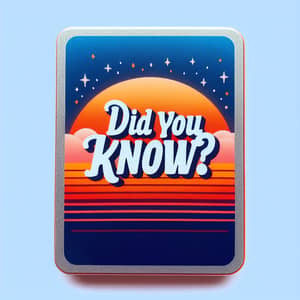 Did You Know? Fun Trivia Cards and Facts