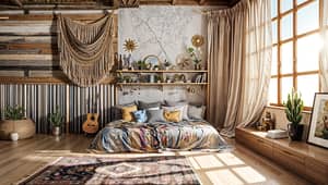 Stylish Bohemian Bedroom Inspiration