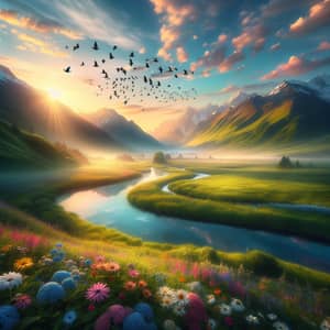 Breathtaking Natural World bathed in Soft Light