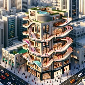 Fashion Hub Building in Beirut - Retail, Workshops, Runway, Residences