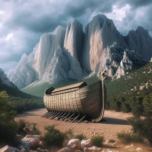 Noah's Ark Resting on Sainte-Victoire Mountain