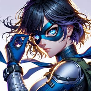 Female Vigilante in Unique Anime Inspired Superhero Universe