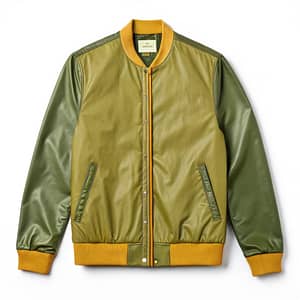 Day Old Guacamole Color Jacket with Vinyl Sleeves