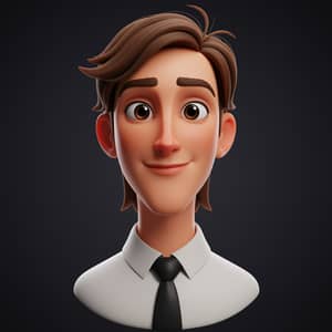 Friendly 3D Animated Male Character Design