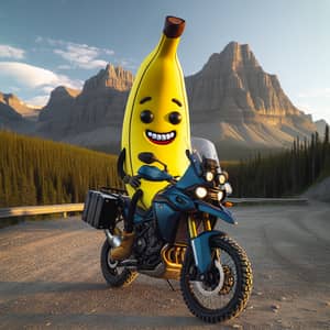 Banana Riding Adventure Motorcycle - Epic Sunset Scene