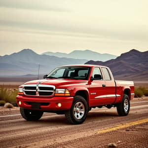 Dodge Dakota Sport V6 Pickup Truck - Red 2000 Model