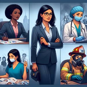 Versatile Woman in Multiple Professions