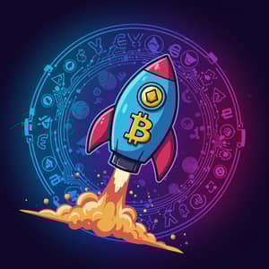 Speculation Bitcoin Memecoin Logo Design