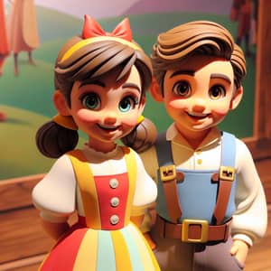 Delightful Pixar Characters: Brother & Sister Duo