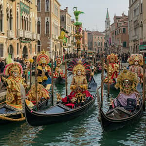 Vibrant Venice Carnival: A Festive Extravaganza