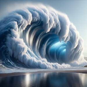 Ola Gigante | Powerful Giant Wave Crashing onto Shore