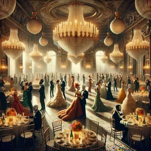 Extravagant New Year's Eve Masquerade Ball in Grand Ballroom