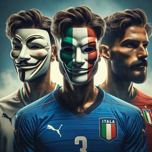 Italian Football Player Wallpaper | National Team & Club Jersey