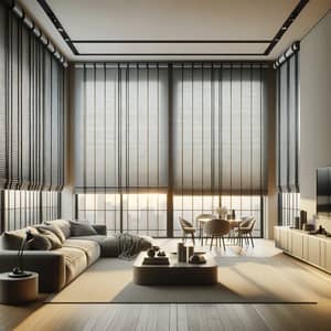 Sleek Roller Blinds for Modern Homes - 4K Image