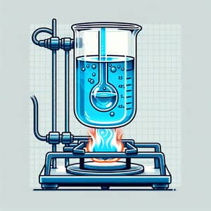 Heating Blue Liquid in Chemical Glass - Safe Practices