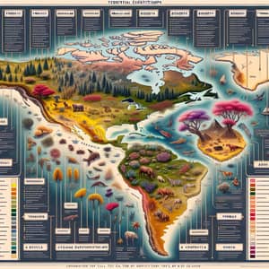 Types of Terrestrial Ecosystems: Detailed Conceptual Map