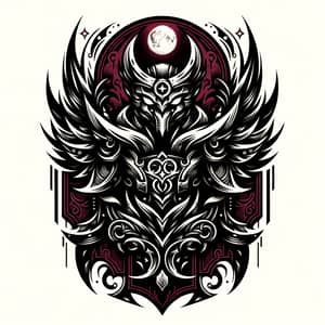 Nocturnal Vigilante Symbol - Powerful Warrior's Essence