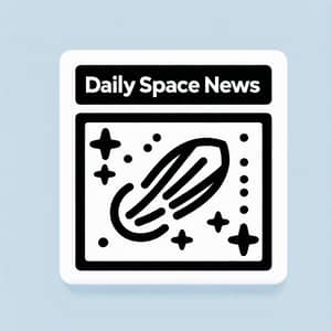 Daily Space News Icon | Meteoric Aesthetic Design