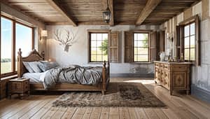 Rustic Style Bedroom Design Ideas