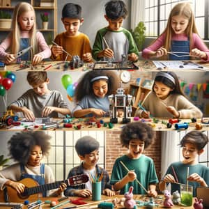 Diverse After-School Club Programs: STEM, Arts, Music