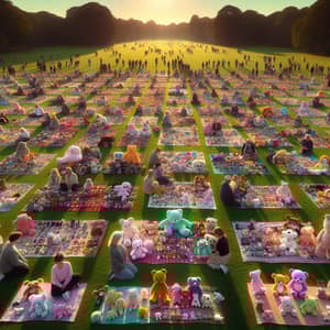 Annual Soft Toy Collectors Gathering on Green Field