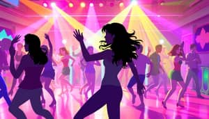 Vibrant Night Club Dancing Animation