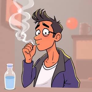 Animated Smoking Visuals - Relaxing Moments