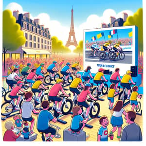 French City Tour de France Family Cycling Event