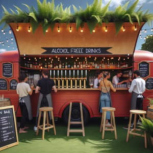 Luxurious Alcohol-Free Mobile Bar in a Horse Box