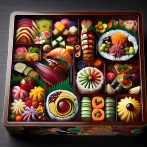 Japanese Bento Box: Exquisite Artwork of Vibrant Traditional Food