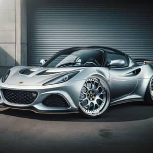 Silver Lotus Emira Sports Car | Aerodynamic Design | BBS LM Wheels