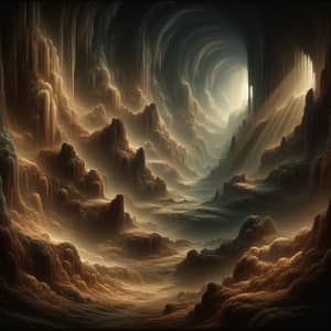 Mysterious Cave: A Fantasy Landscape Journey