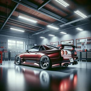 Fast Realistic Car in a Garage - High-Performance Design