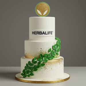 Herbalife 45 Years Cake Design