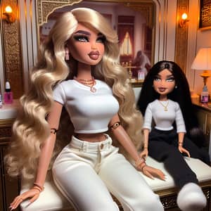 Gorgeous White Bratz Dolls in Ramadan Business Setting