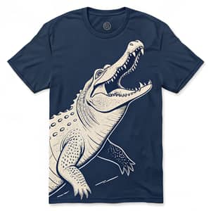 Alligator T-Shirt Design - Ferocious Style