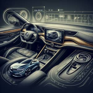 Modern and Sporty Renault Symbol Privilege Interior Design