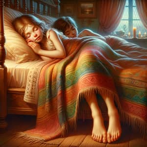 Dreamy Night: A Sleepy Girl's Imaginative Adventure