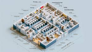 3D Clinical Laboratory Floor Plan Design