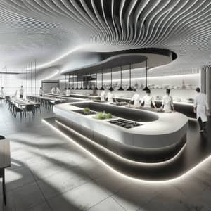 Modern Kitchen Design: Sleek & Minimalist Restaurant Style