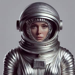 Kate McCrae in Silver Space Bodysuit Image