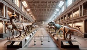 Engaging 3D-Tour: Natural History Museum with Dinosaurs