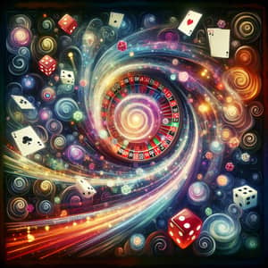 Abstract Gambling Experience Art | Creative Interpretation