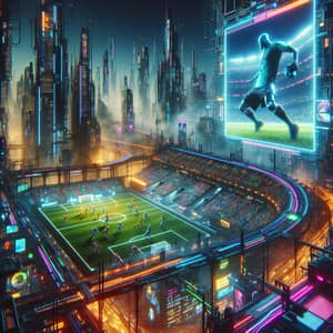 Futuristic Cyberpunk Sports Spectacle