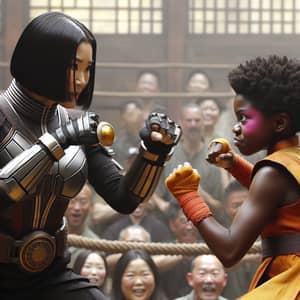 Female Superhero Battle: East Asian vs. African Descent