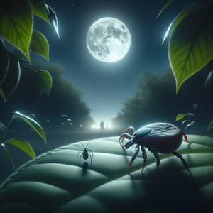 A Nighttime Encounter: A Tick Observes Its World