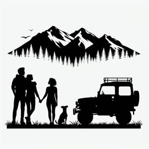 Suzuki Jimny Silhouette with Scenic Companions