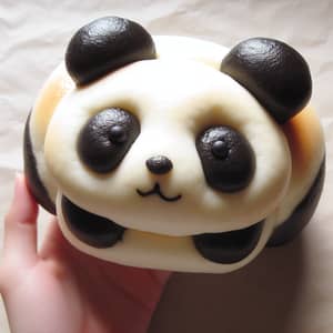 Panda Shaped Sweet Bread - A Cute Culinary Delight