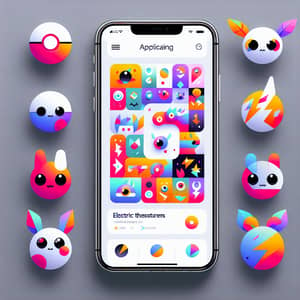 Pikashow App - Vibrant & Minimalist Cartoon Creature Viewer