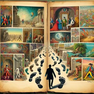 Artistic Interpretation of Candide's Journey | Illustrations from Voltaire's Novel